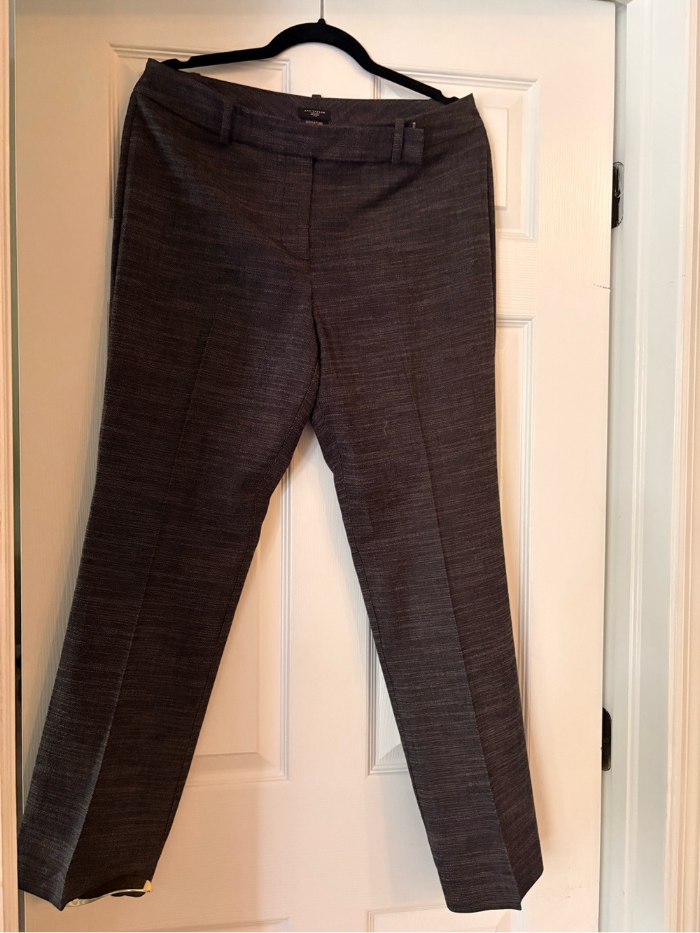 Ann Taylor Women's Boot Cut Dress Pants in Dark Charcoal Brown